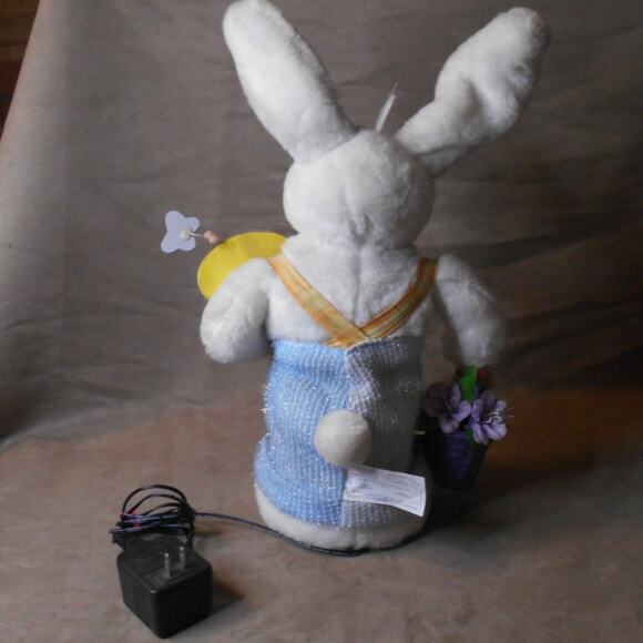 2004 Skippie Fiber Optic Bunny Welcome Spring Avon Easter Rabbit - Picture 5 of 11